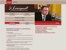 Tablet Screenshot of insolventa.lexignat.ro