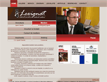 Tablet Screenshot of mediere.lexignat.ro